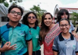 Mara Lezama inaugura domo en Conalep Cancún III tras 18 años de espera